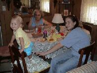 Look At Me Standing On Great Great Grandma's Chair...