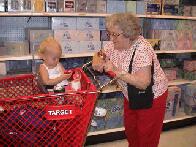 Out Shopping With Great Great Grandma...