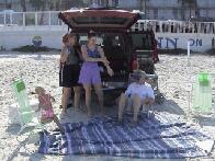 On The beach..