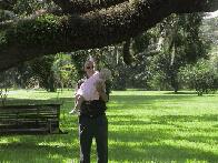 Under A Big Tree With Grandpa...