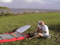 Windsurfing With Daddy...