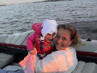 Fun Boating With Mommy....