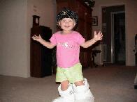 See, Mommy's Slippers Fit :-)